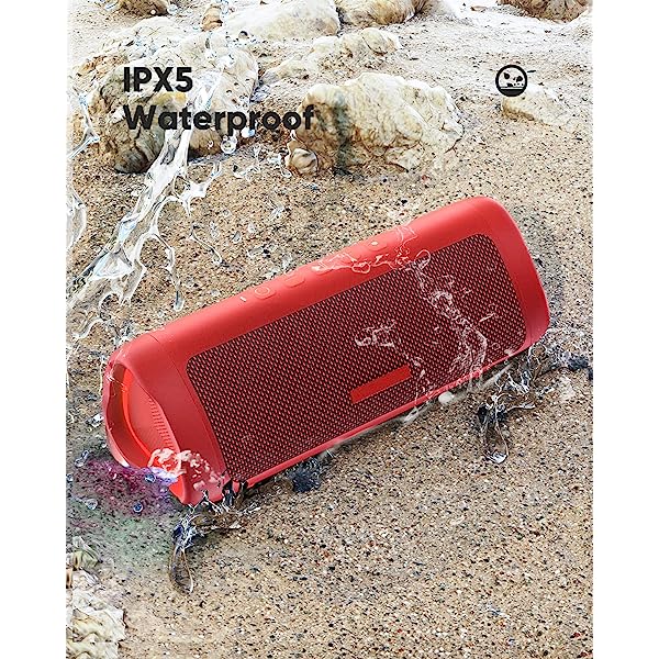 Altavoz Bluetooth con sonido HD, inalámbrico portátil, resistente al agua IPX5, hasta 24 horas de reproducción, emparejamiento TWS, BT5.3
