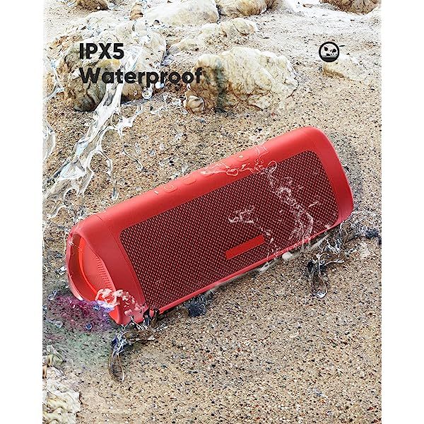 Altavoz Bluetooth con sonido HD, inalámbrico portátil, resistente al agua IPX5, hasta 24 horas de reproducción, emparejamiento TWS, BT5.3