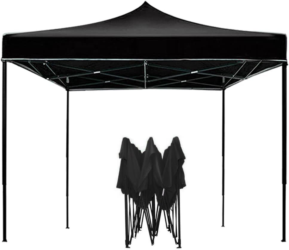 Toldo Carpa Plegable 3x3,Impermeable Reforzado-clavijas de tierra para tienda de campaña al aire libre