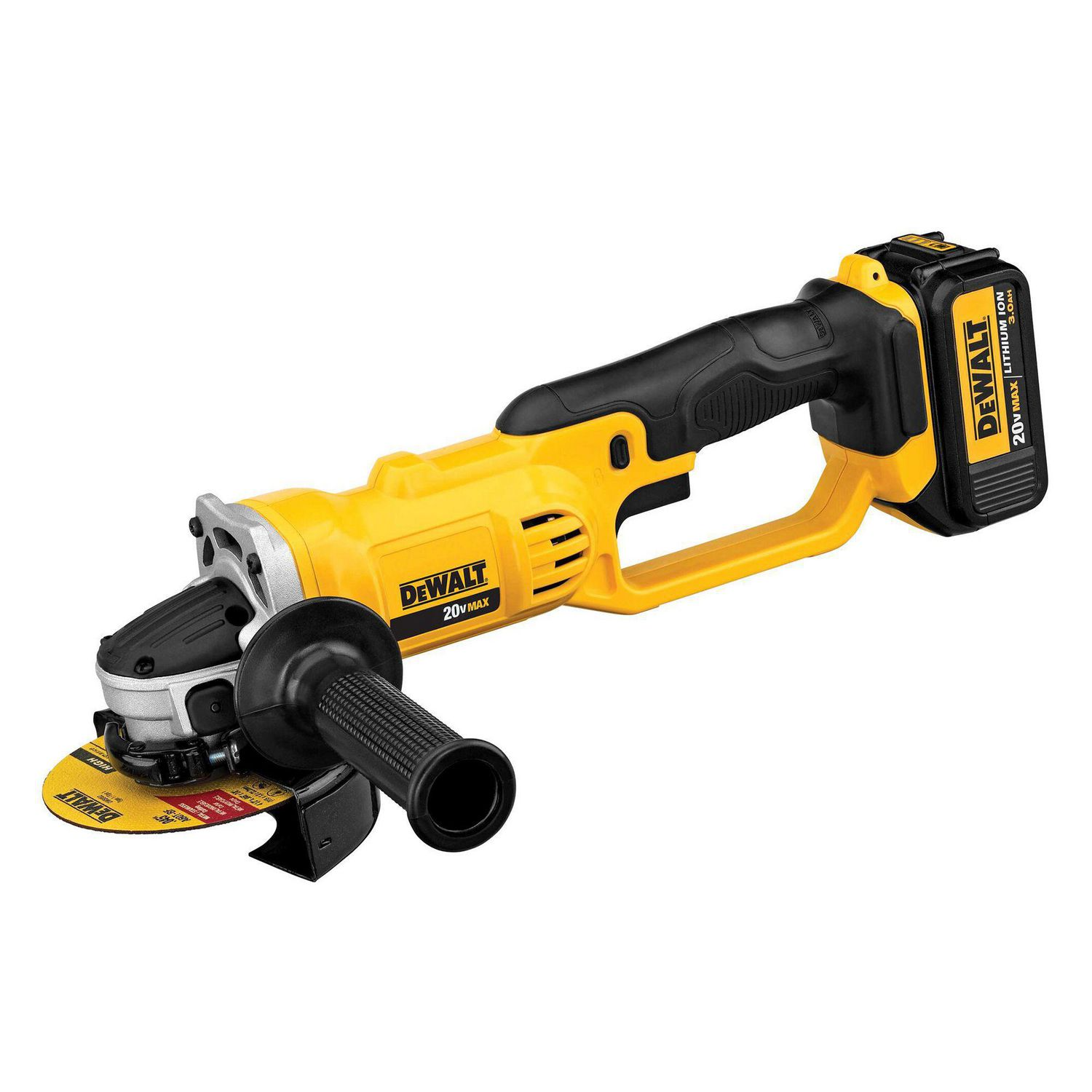 Taladro Percutor 1/2" + Esmeril 4-1/2" Inalámbricos DCK209P2T