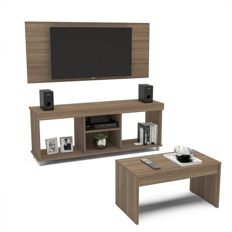 Set Mesa de TV y Mesa de Centro Mundo In Turin Muebles Sala Roble