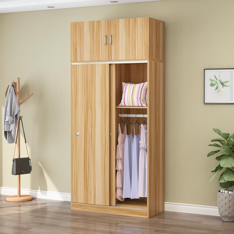 Conjunto de armario modular moderno de 2 puertas (Estilo pakistaní y chino) con puertas correderas