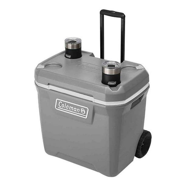 Hielera 65qt Cooler Ruedas Portatil Portavasos 61lts