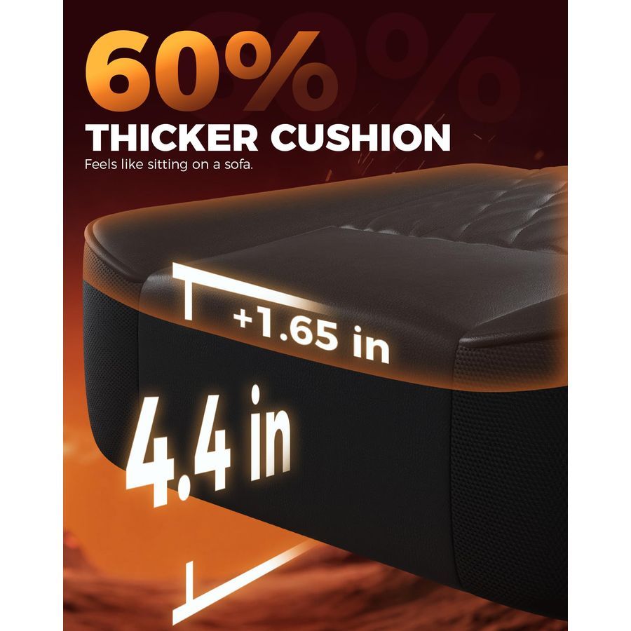 Silla gaming para personas grandes y altas con reposapiés, silla de oficina ergonómica