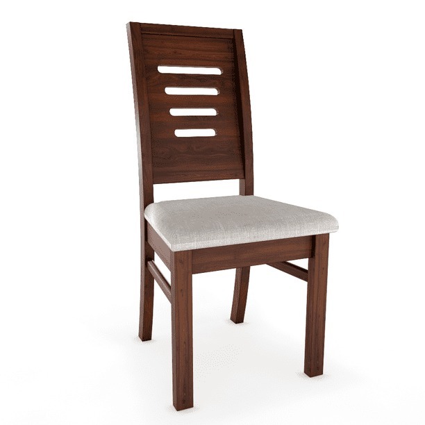 Juego de Comedor ROMA 6 Sillas Nogal Mesa Rectangular Madera