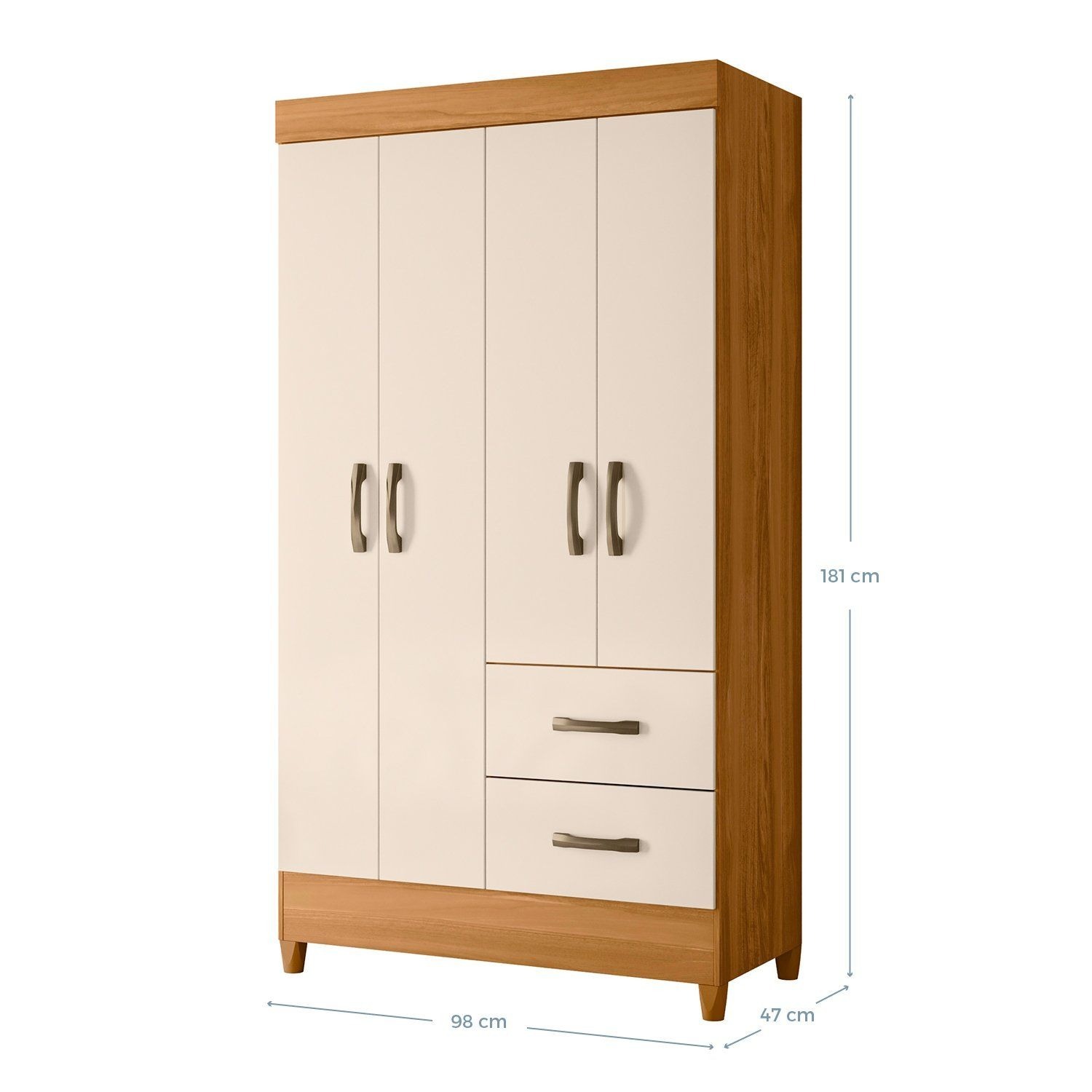 COMBO CLOSET 4P+COMODA DOB CARV