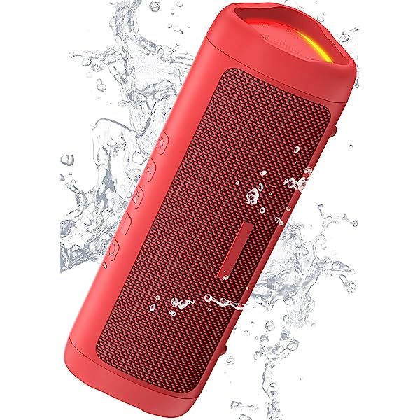 Altavoz Bluetooth con sonido HD, inalámbrico portátil, resistente al agua IPX5, hasta 24 horas de reproducción, emparejamiento TWS, BT5.3