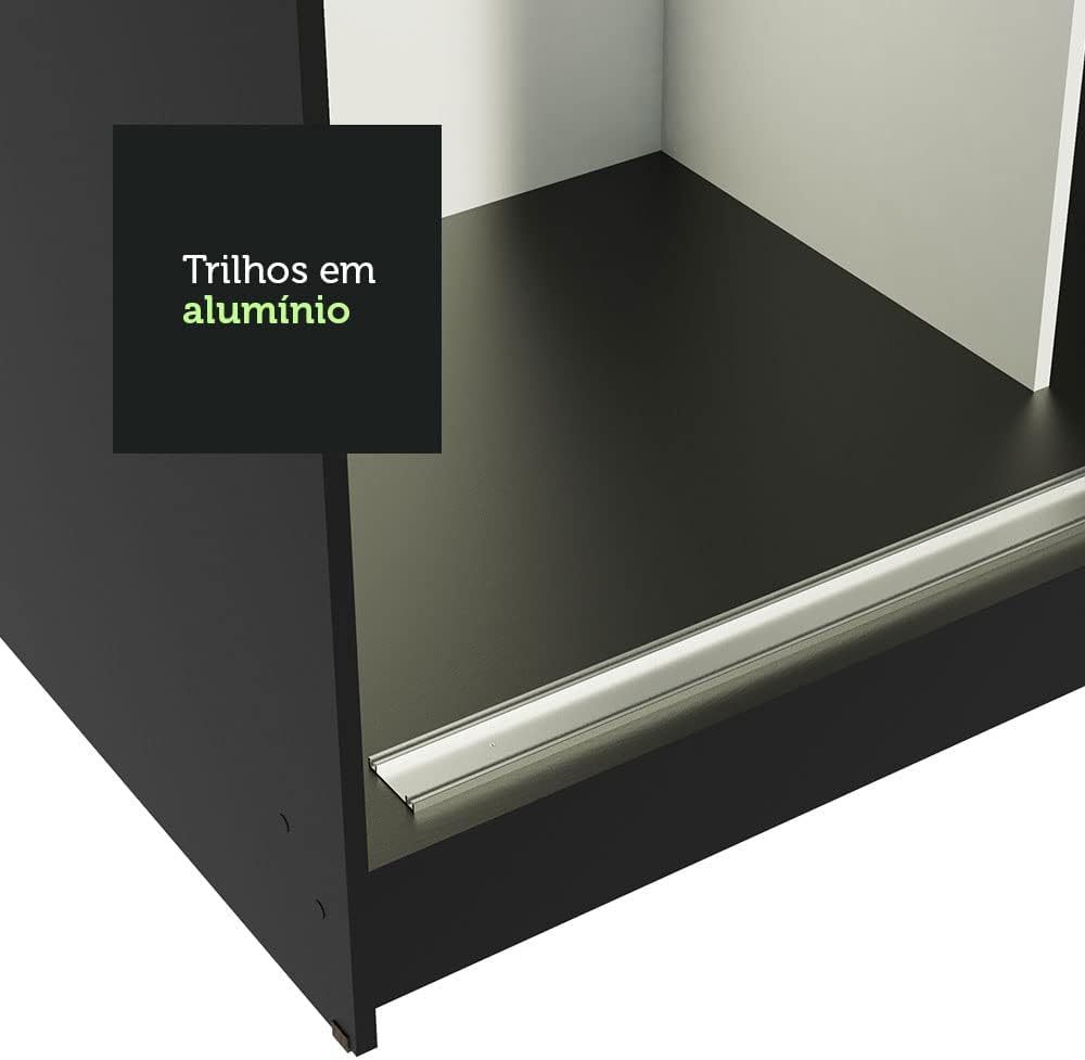 Ropero Closet con 3 Puertas y 1 Espejo Reno - Marrón