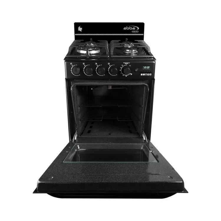 Estufa de Piso  Majestic 4 Puestos Con Horno Gas Natural AT2035N GT T Negro