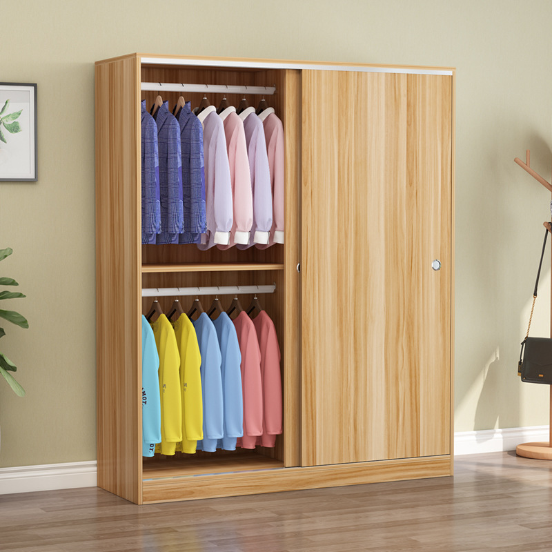 Conjunto de armario modular moderno de 2 puertas (Estilo pakistaní y chino) con puertas correderas