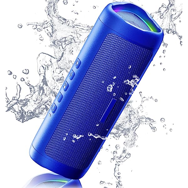 Altavoz Bluetooth con sonido HD, inalámbrico portátil, resistente al agua IPX5, hasta 24 horas de reproducción, emparejamiento TWS, BT5.3