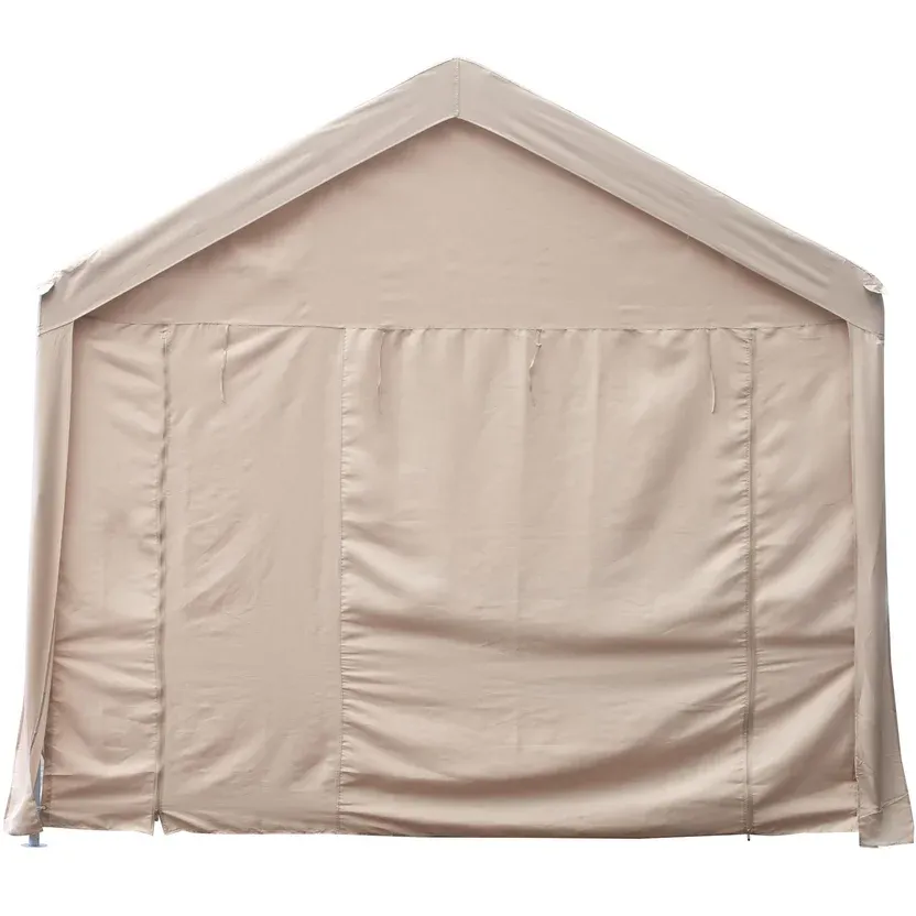 Toldo Con Cortinas Textil Taupe 400 x 800 cm