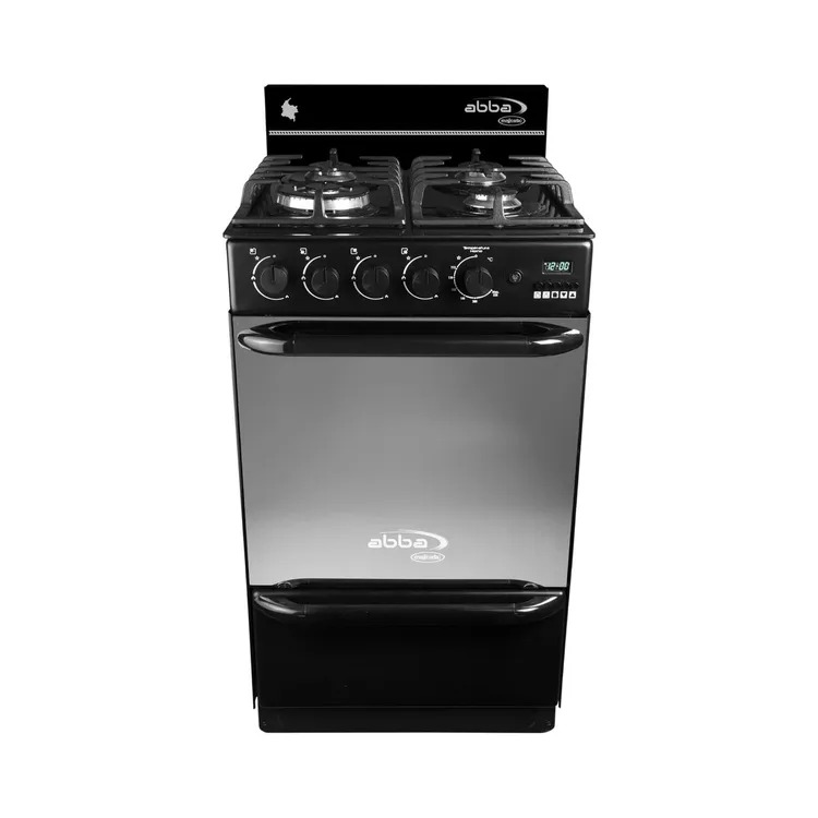 Estufa de Piso  Majestic 4 Puestos Con Horno Gas Natural AT2035N GT T Negro