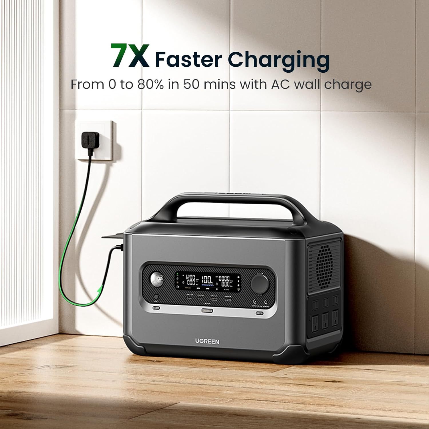 PowerRoam 1200 Generador solar, central de energía portátil de 1024 Wh con panel solar de 200 W incluido, salida de hasta 2500 W, batería LiFePO4 (LFP), generadores para respaldo en el