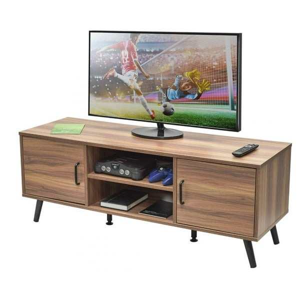 Mesa Minimalista Top Living para TV textura madera Top Living LUCCA-C