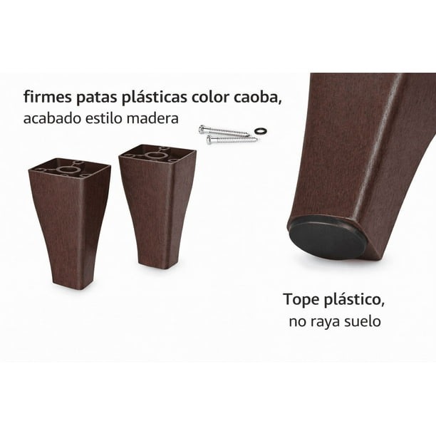 Cama Europea Somnia 2 Plazas + Respaldo Tubular Madera Lino