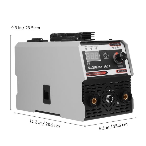 Máquina de soldadura MIG MMA, equipo de soldadura por arco, soldadora portátil, máquina de soldadura inverter con enchufe estadounidense.