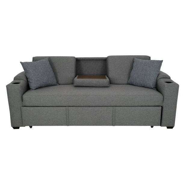 SOFÁ CAMA MILAN GRIS OXFORD