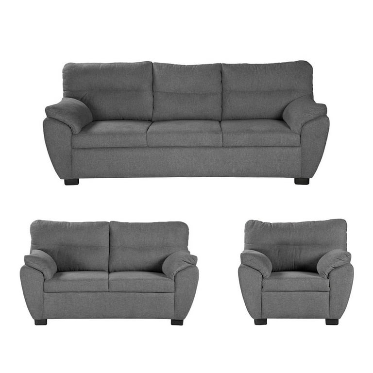 Sala 3-2-1 Monza (Sofá, Love Seat y Sillón)