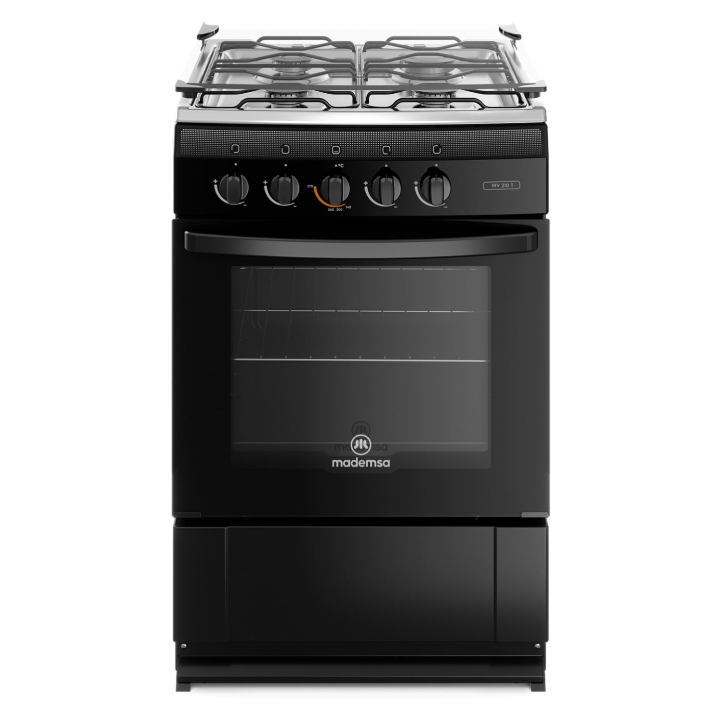 Cocina 4 Quemadores Horno De 65 Lt Gas Licuado Mv 210 T