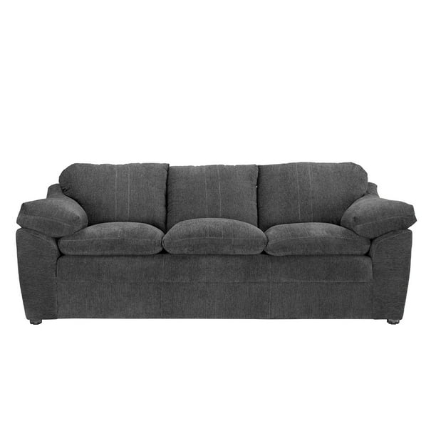 Sala 3-2-1 Aston (Sofá, Love Seat y Sillón) Gris Oscuro