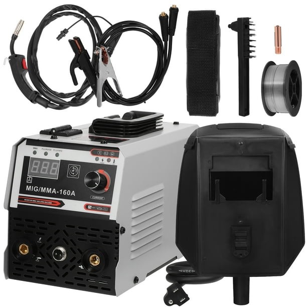 Máquina de soldadura MIG MMA, equipo de soldadura por arco, soldadora portátil, máquina de soldadura inverter con enchufe estadounidense.