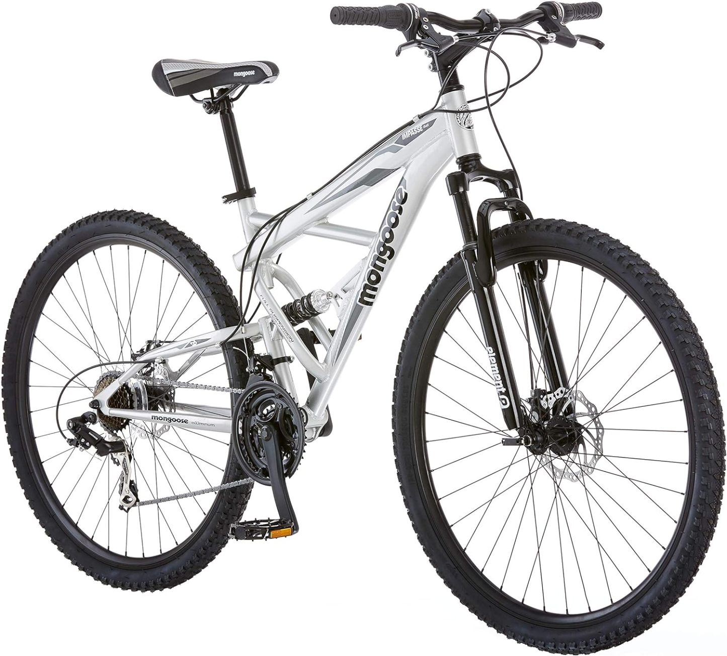 Bicicleta de montaña de suspensión completa, hombres y mujeres, marco de aluminio, palanca de cambios, desviador trasero de 21 velocidades, frenos de disco delantero y trasero