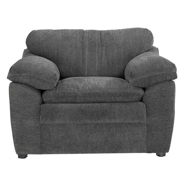 Sala 3-2-1 Aston (Sofá, Love Seat y Sillón) Gris Oscuro