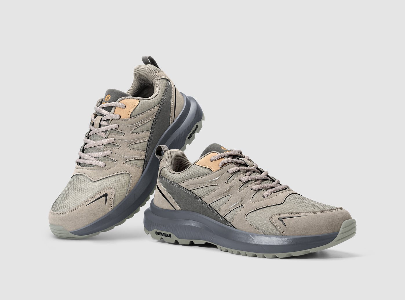 FitVille Men's Low - Top Sturdy Core Hiking Shoes V4 - 9