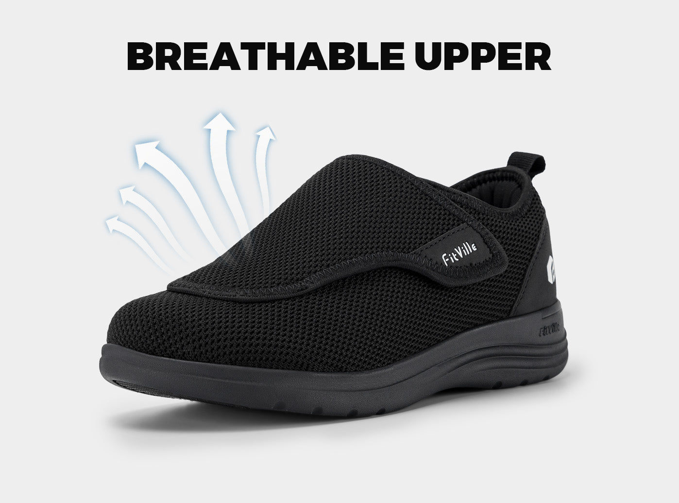 FitVille Women's EasyTop Wings Diabetic Shoes V2 - 12