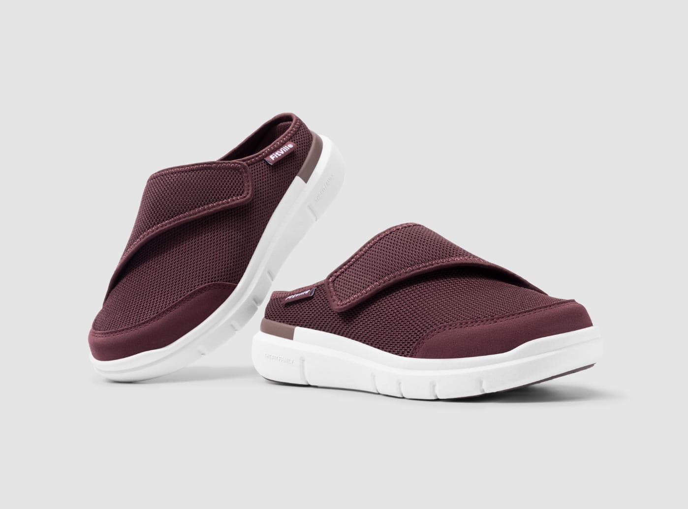FitVille Women's EasyTop Diabetic Slipper V5 - 8