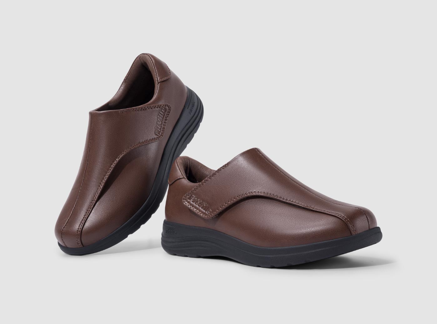 FitVille Women's EasyTop Deluxe Dress Shoes V1 - 8