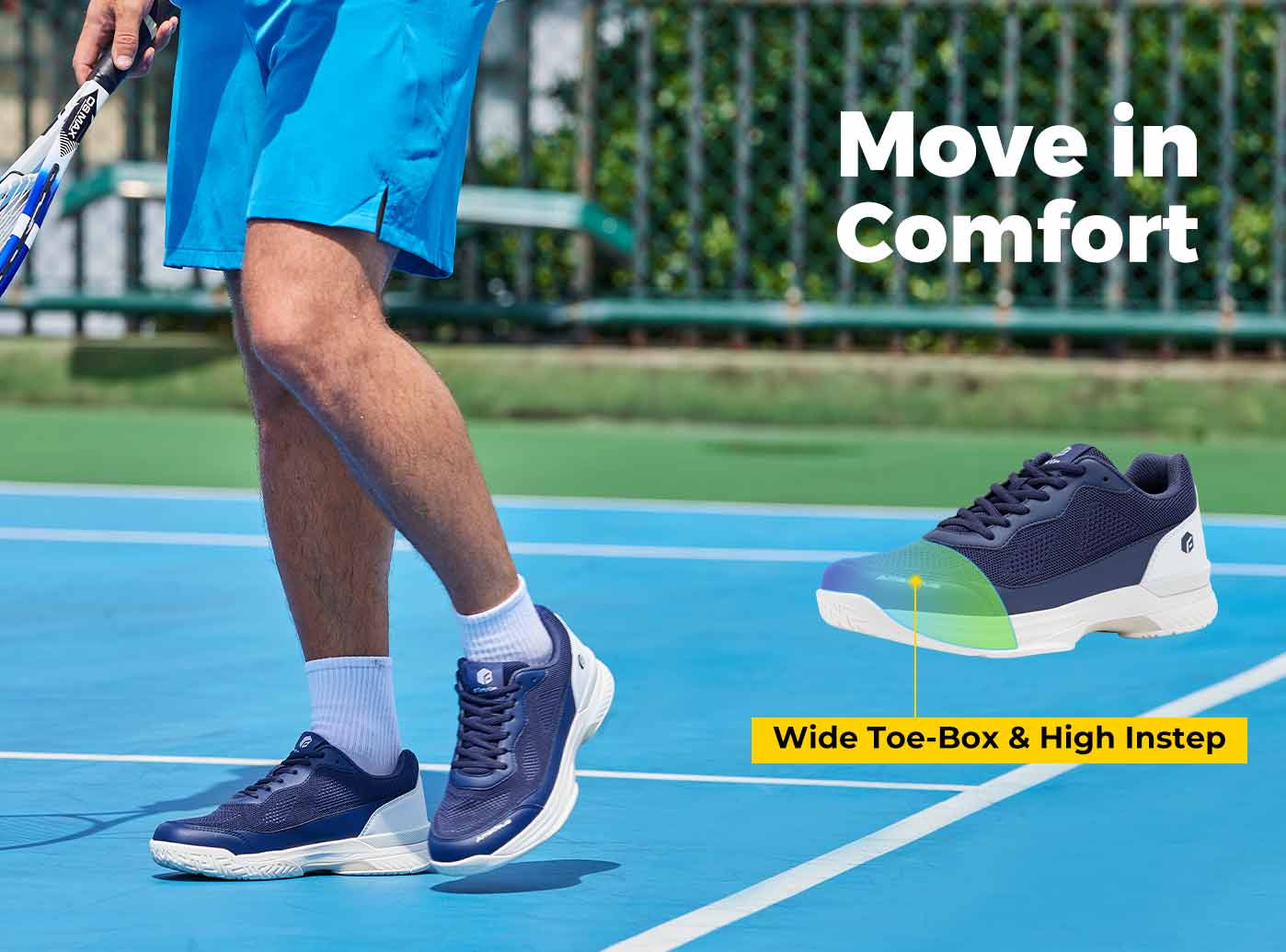 FitVille Men's Court Tennis Amadeus V2 - 11
