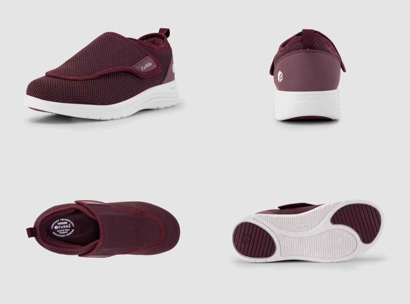 FitVille Women's EasyTop Wings Diabetic Shoes V2 - 7