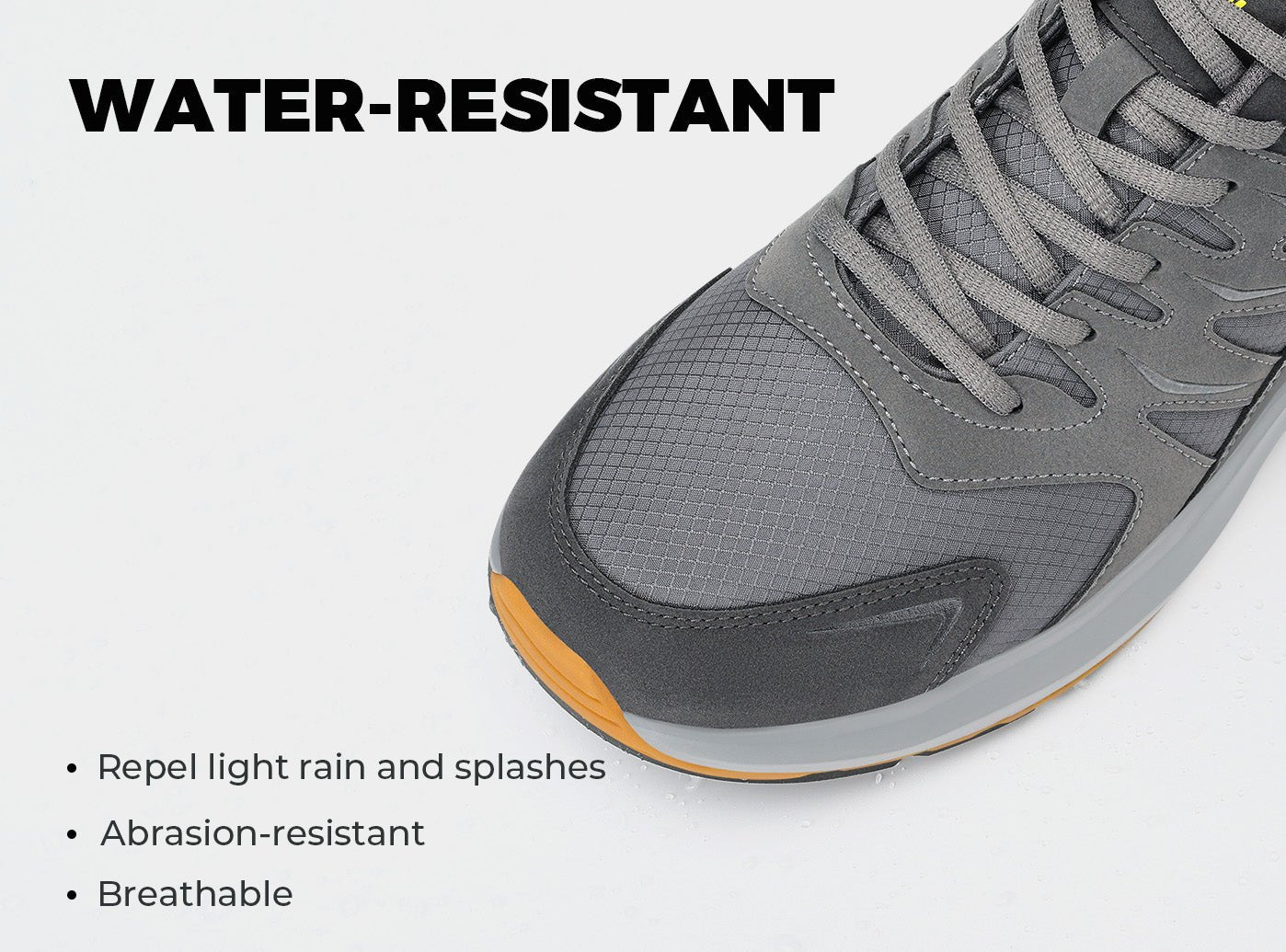 FitVille Men's Low - Top Sturdy Core Hiking Shoes V4 - 5