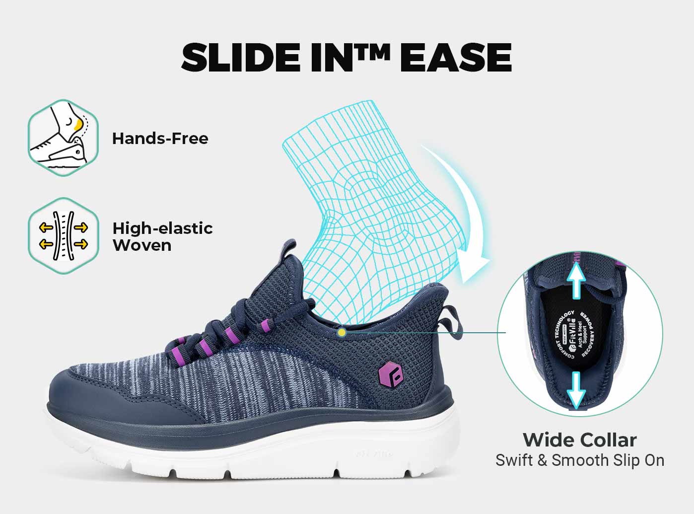 FitVille Women's Cloud Wanderer V7 - 3