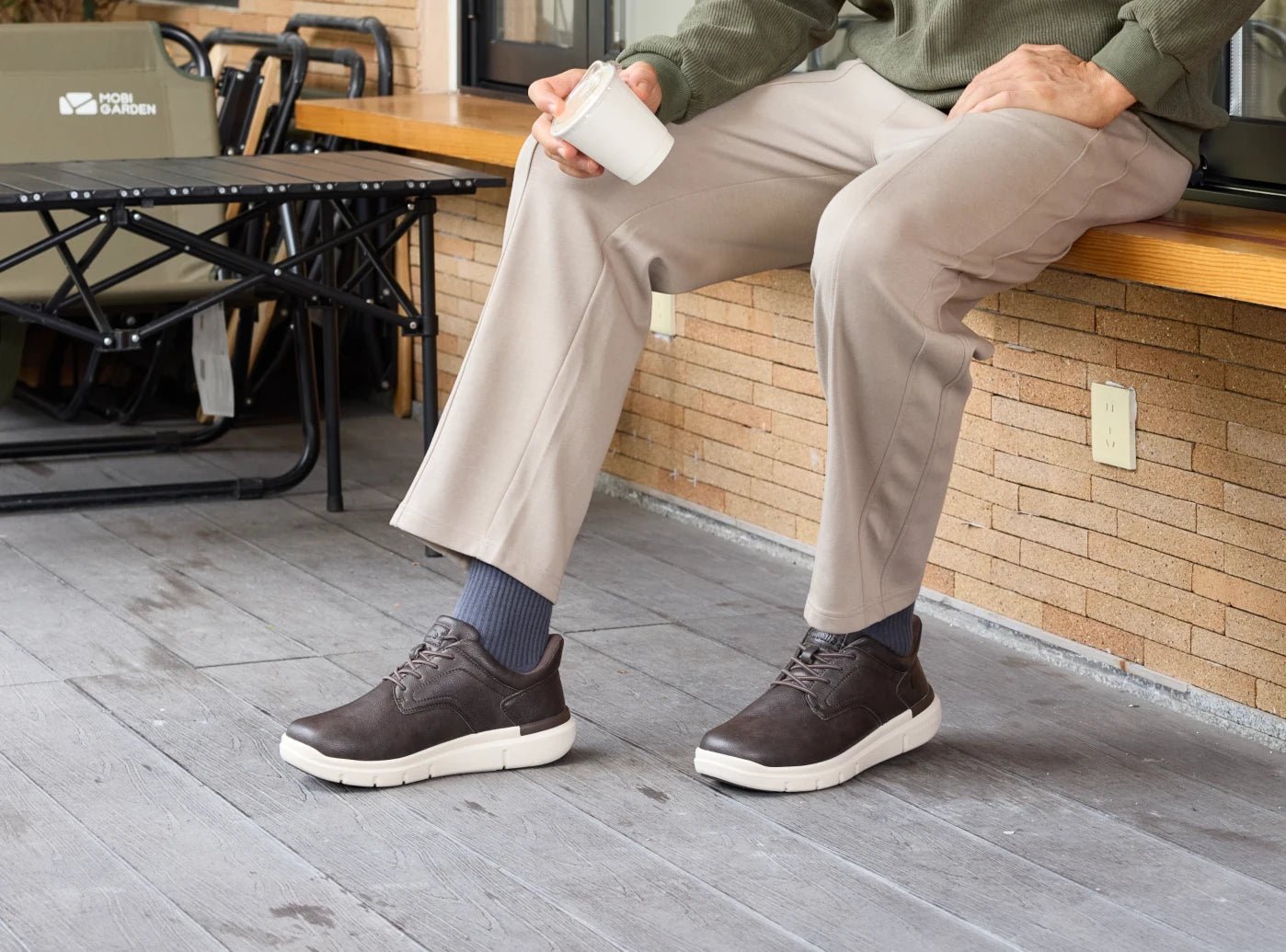 FitVille Men's EasyWalk Slip - On Dress Shoes V2 - 11