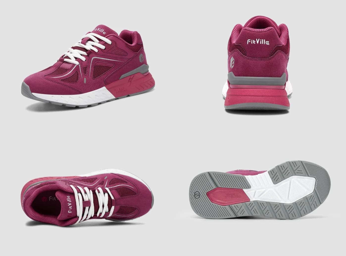 FitVille Women's Rebound Core Walking Shoes V1 - 7