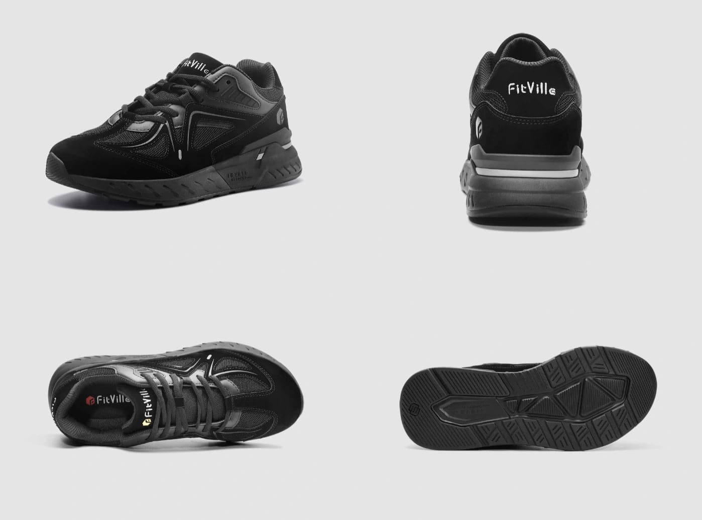 FitVille Men's Rebound Core Walking Shoes V1 - 7