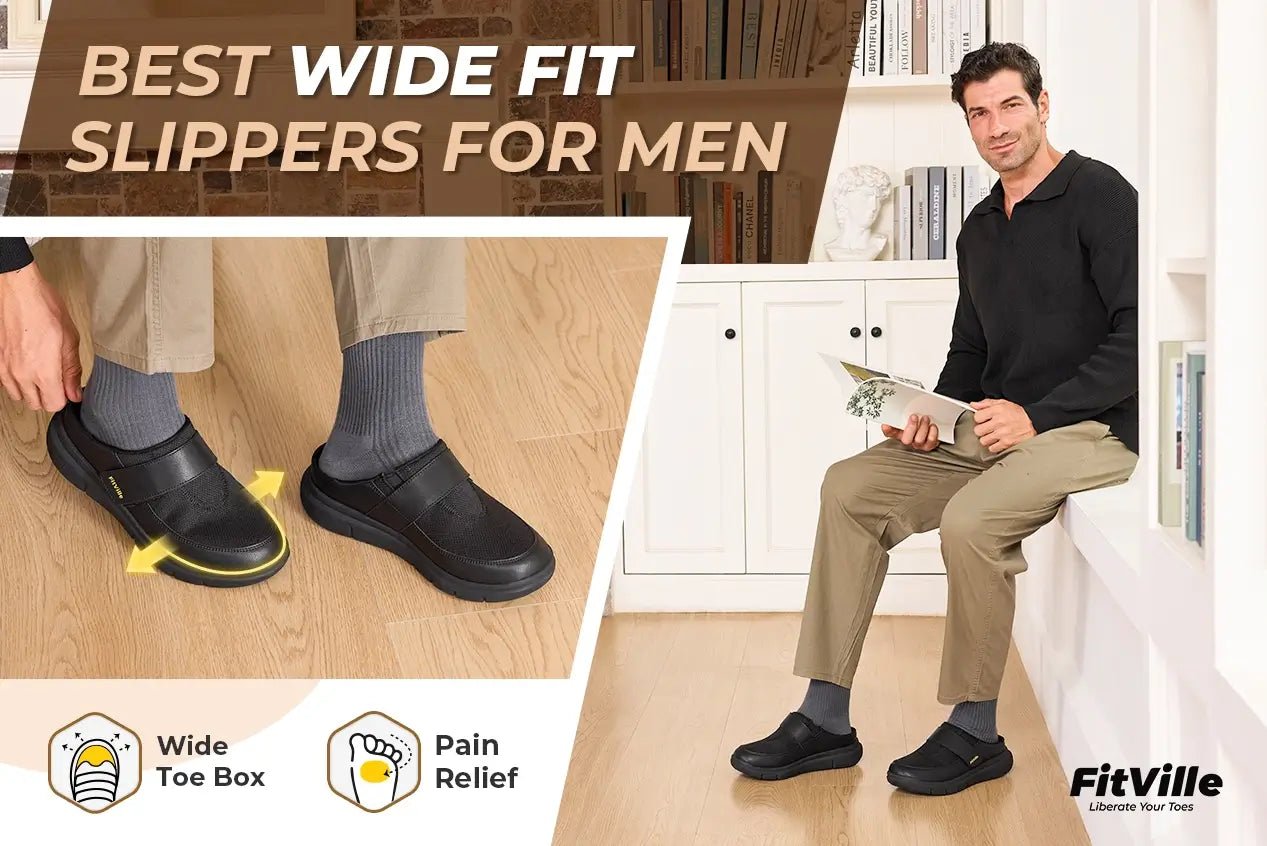 Top 3 Wide Fit Men’s Slippers for Comfort and Support - FitVille
