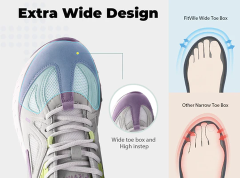 Bunion Shoes for wide feet in 4E width.
