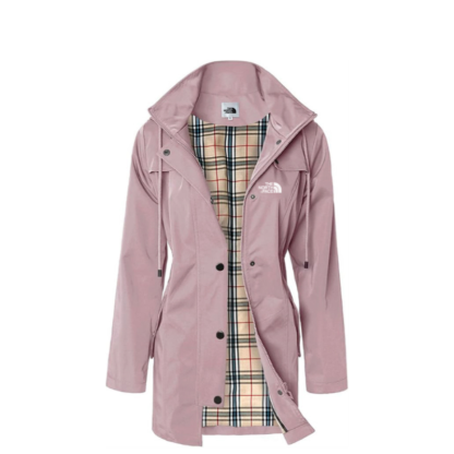 SaphiRose Women's Long Hooded Rain Jacket Outdoor Raincoat Windbreaker