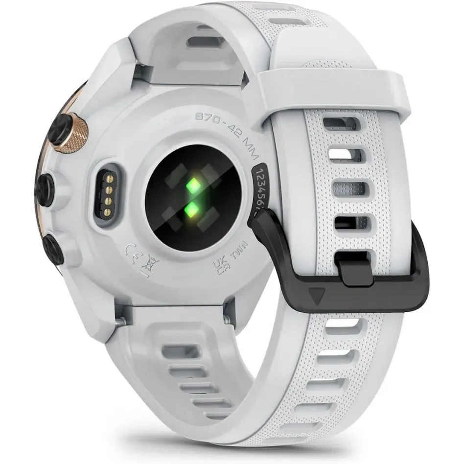 ⊙Spring Sale⛳S70 (White, 42mm) Golf GPS Watch Bundle