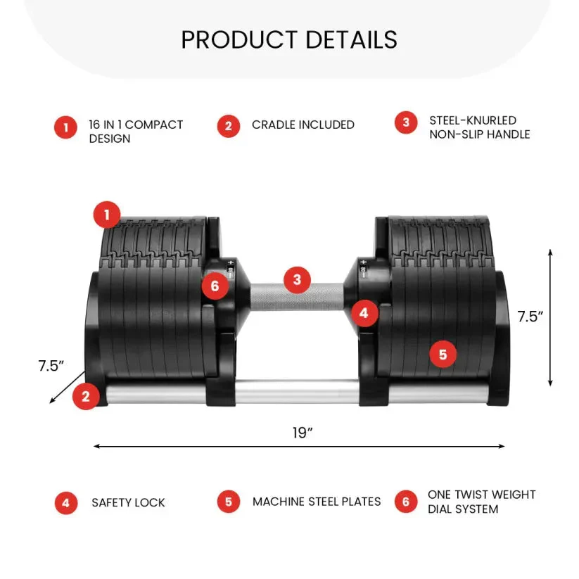 Multifunctional adjustable dumbbell（Single）