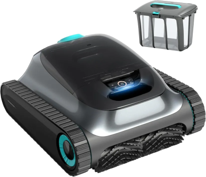 🔥 Limited-Time Deal – Save Up To 80% !2026 Upgrade  S1 Robotic Pool Cleaner, Wall & Waterline Cleaning, Double Filtration, Extended 180-Min Battery Life