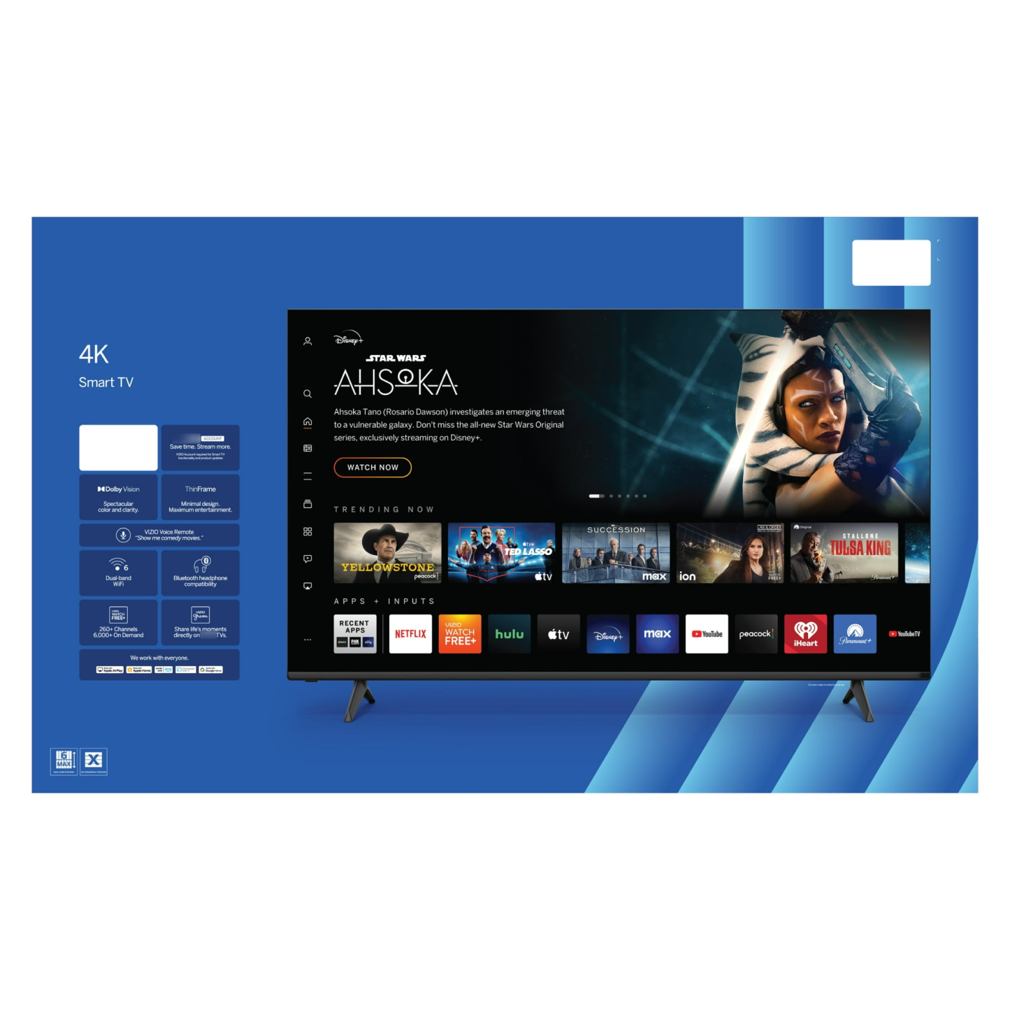 ⚡️Factory wholesale promotion 80% OFF⚡  75” 4K Smart TV