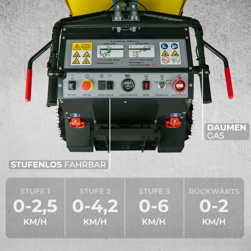 Electric wheelbarrow - mini dumper
