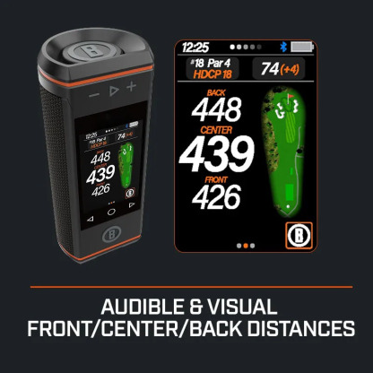 3.5" Color HD Touchscreen & 360° Premium Audio for Clear Visuals and Audible Distances