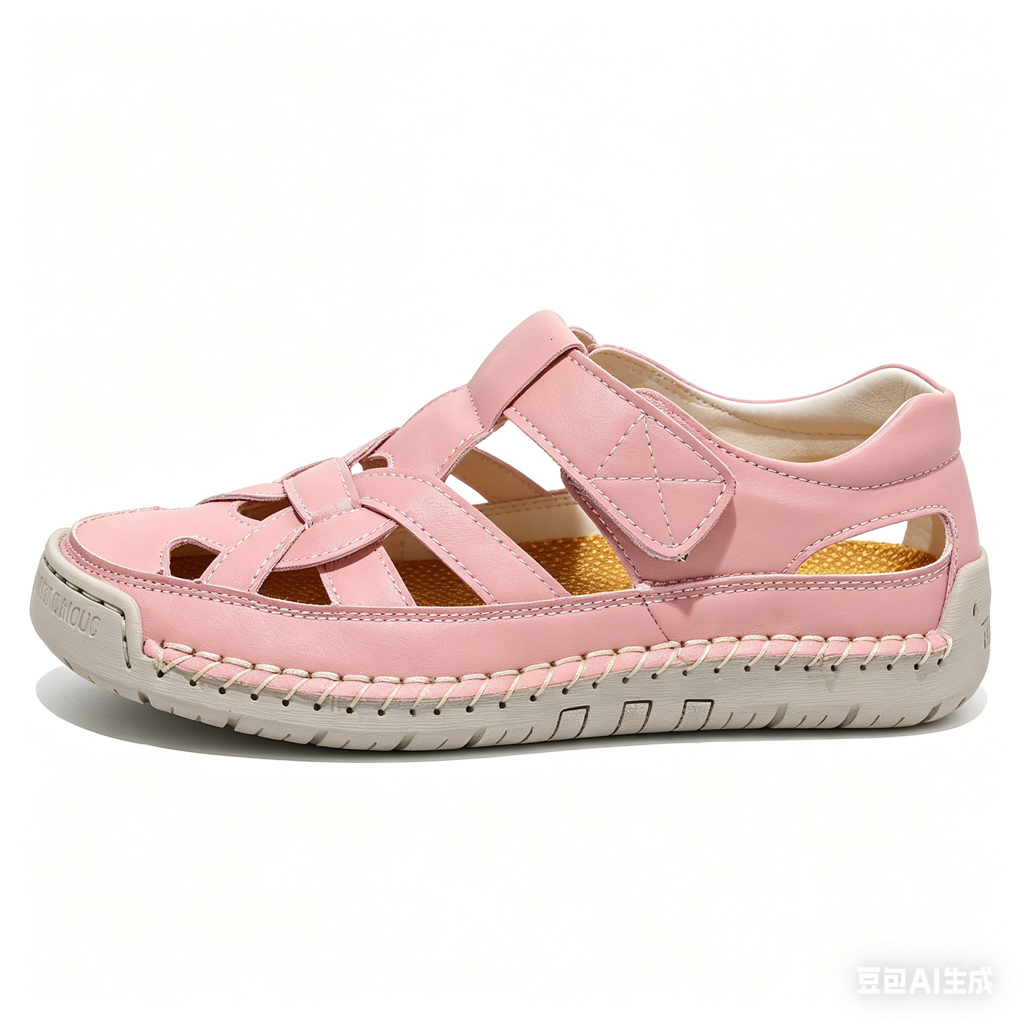 ✨ 2026 New Trendy Design：Chic closed-toe Roman style , perfect for summer fashion，Lightweight Non-Slip Summer Flat Shoes