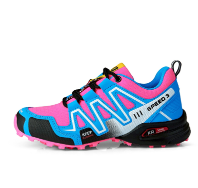 Cross-Border Foreign Trade Mountaineering Men'S Shoes Cross-Country Running Shoes Solomon Travel Mountaineering Shoes Hiking Shoes Breathable Large Size Women'S Shoes